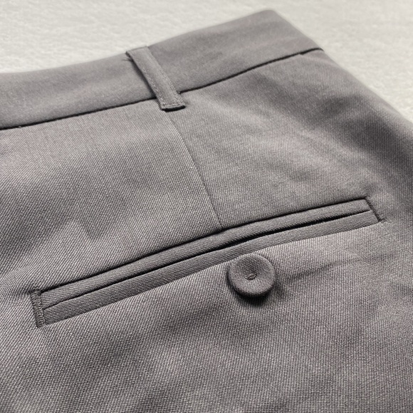 The Garment Banker Tapered Pants Collection 1 Pleated Front Trouser/Pant (Gray) - Picture 10 of 15